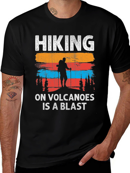 Hiking On Volcanoes T-Shirt - Adventure Tee