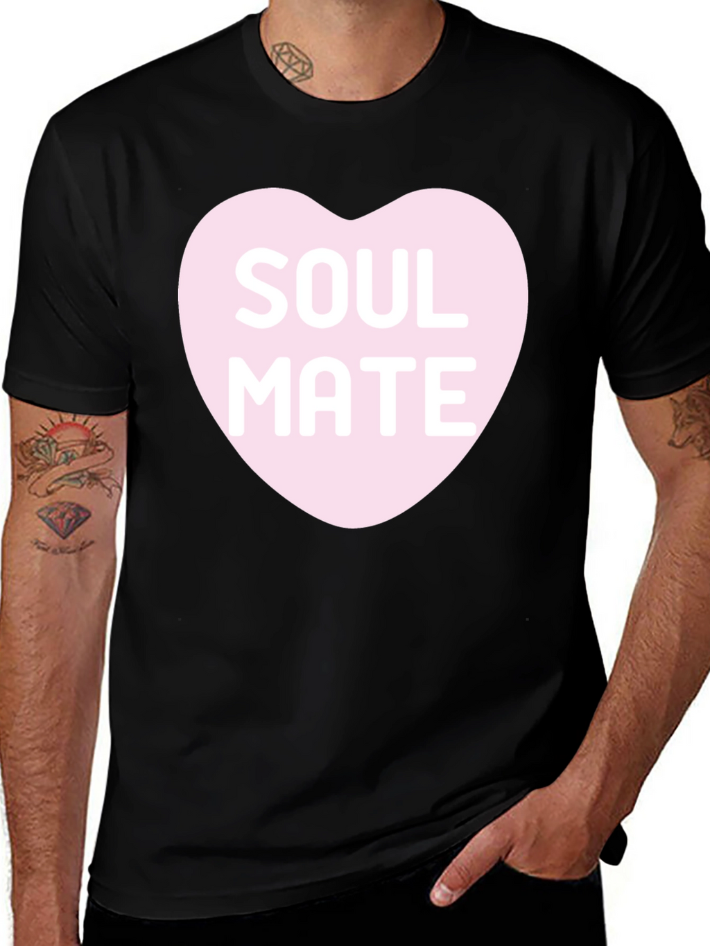 Soul Mate Heart Valentines Day T-Shirt