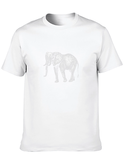 Elephant Graphic Tee - Black