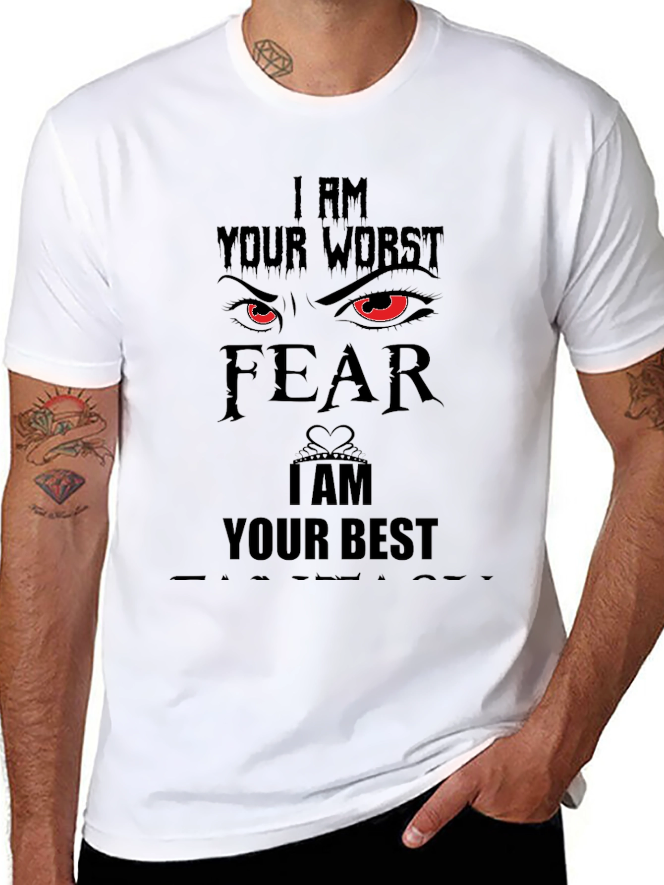 I am Your Worst Fear Graphic Tee - Black