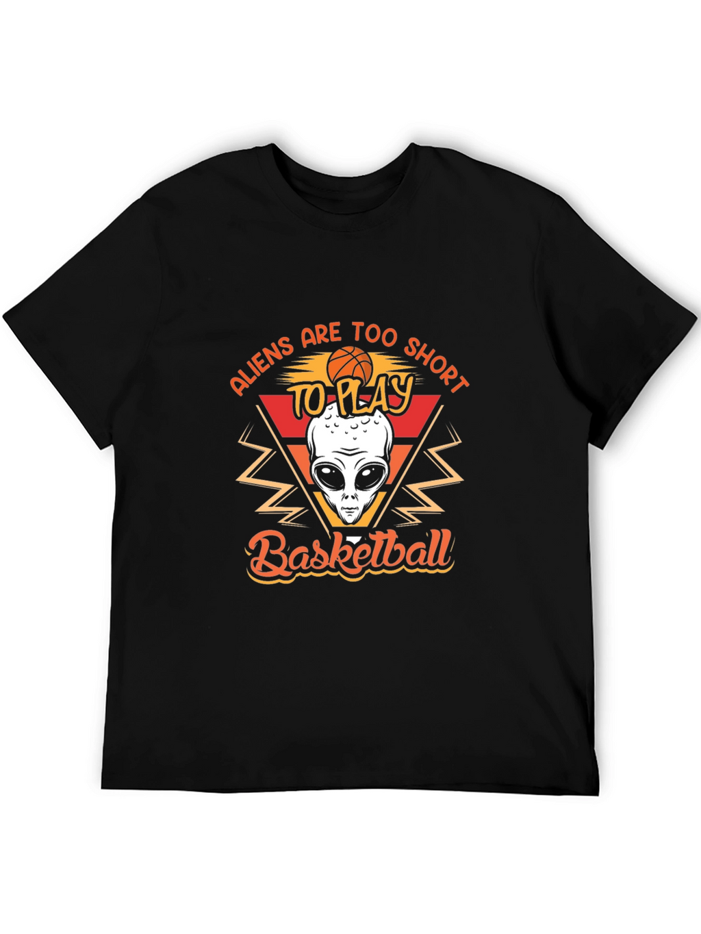 Aliens Basketball Graphic T-Shirt