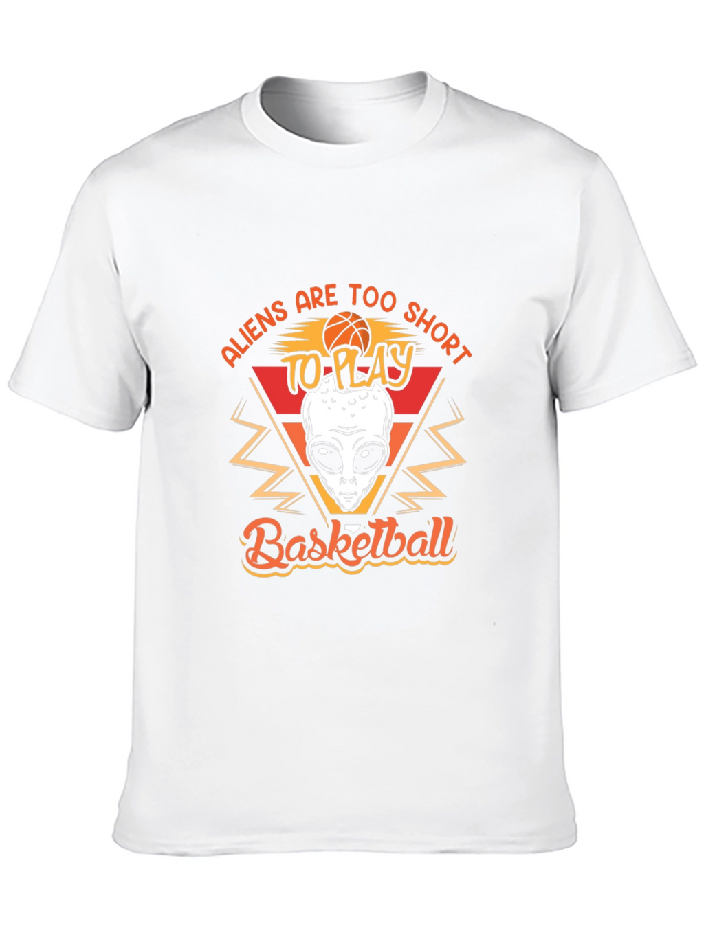 Aliens Basketball Graphic T-Shirt