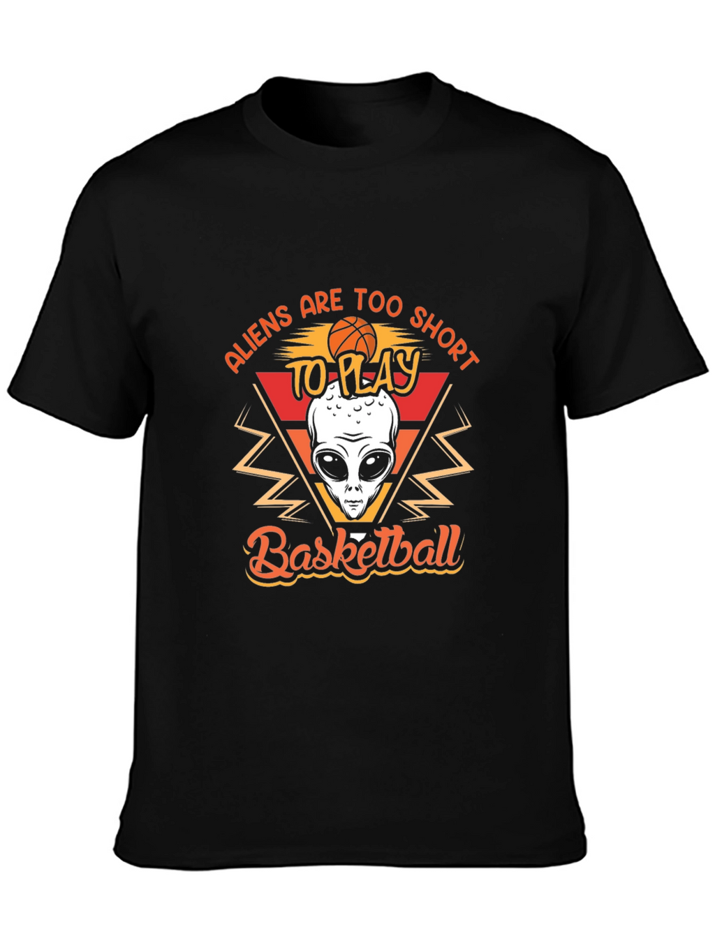 Aliens Basketball Graphic T-Shirt