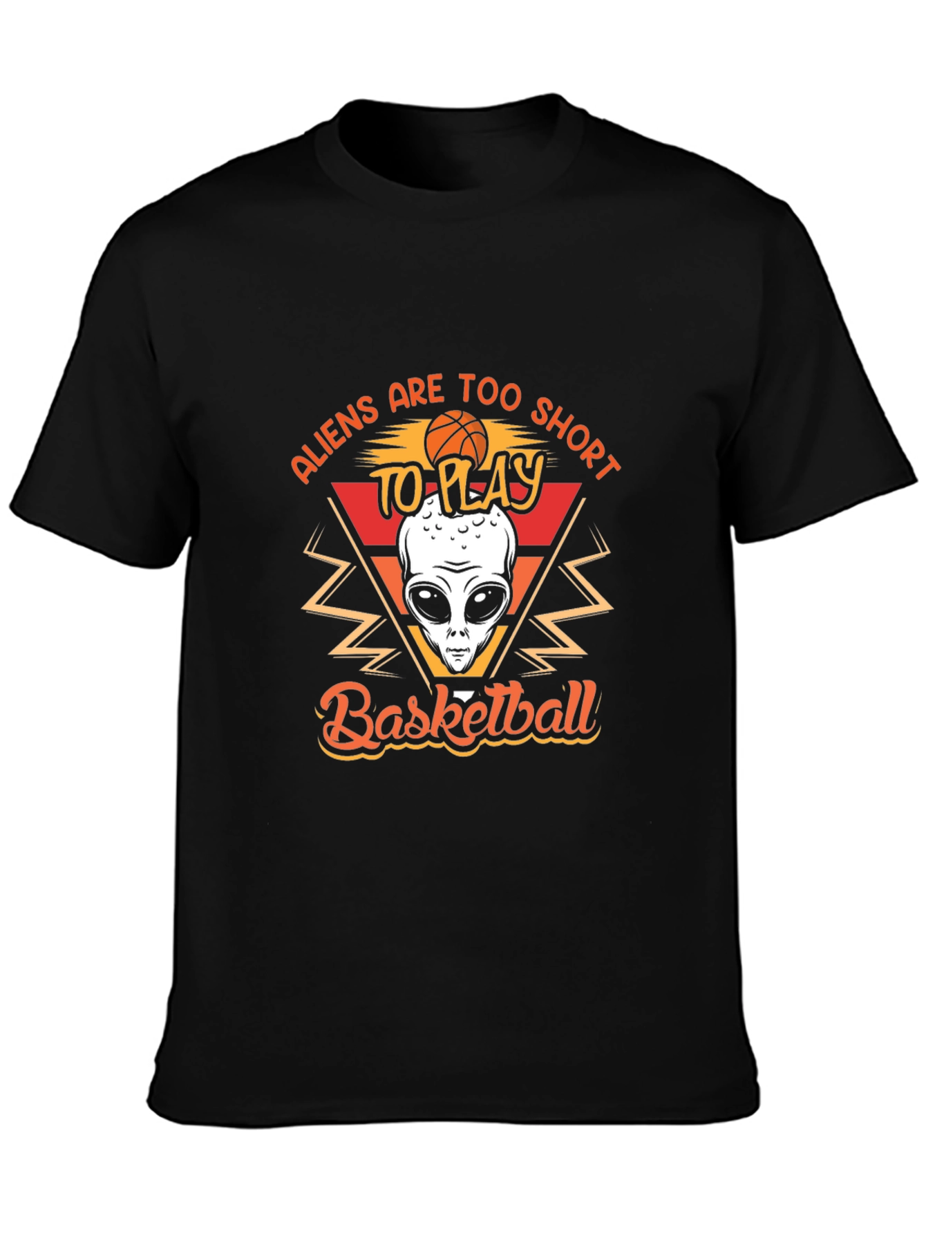 Aliens Basketball Graphic T-Shirt