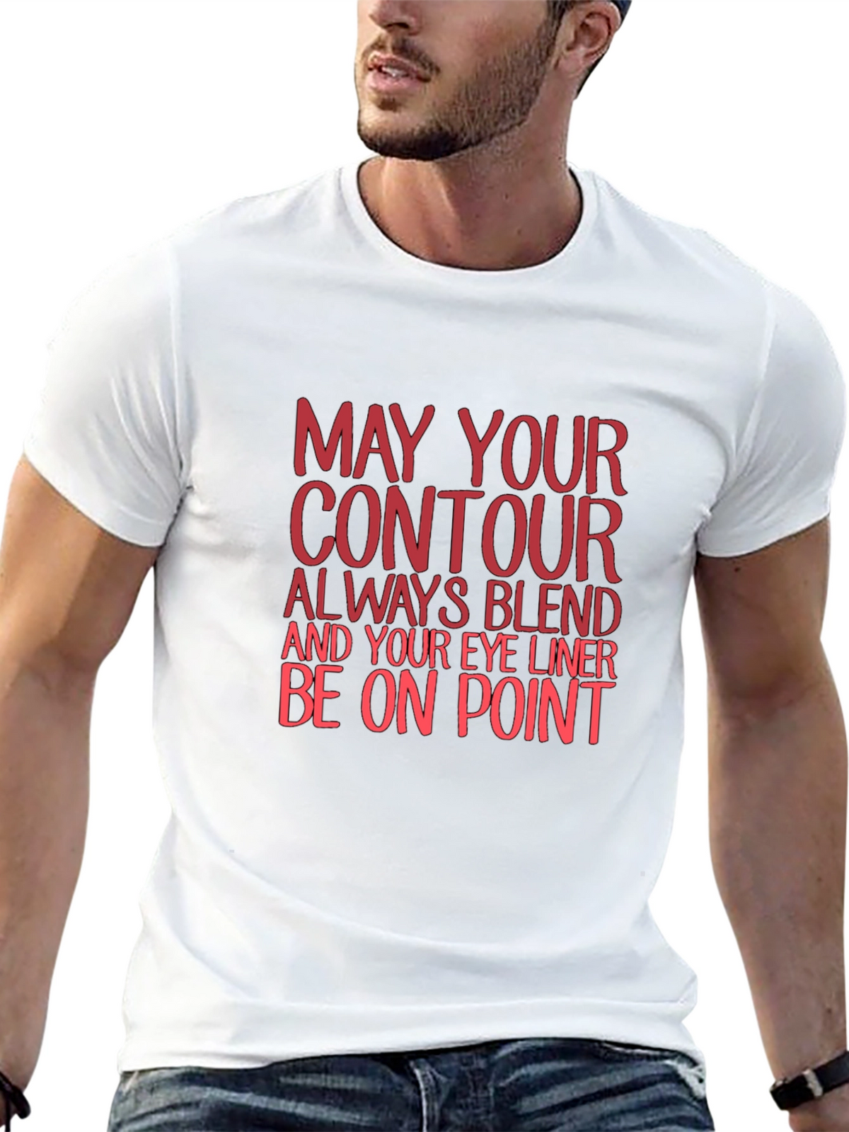 Contour Blend Graphic Tee - Black