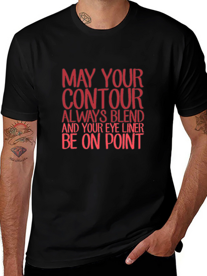 Contour Blend Graphic Tee - Black