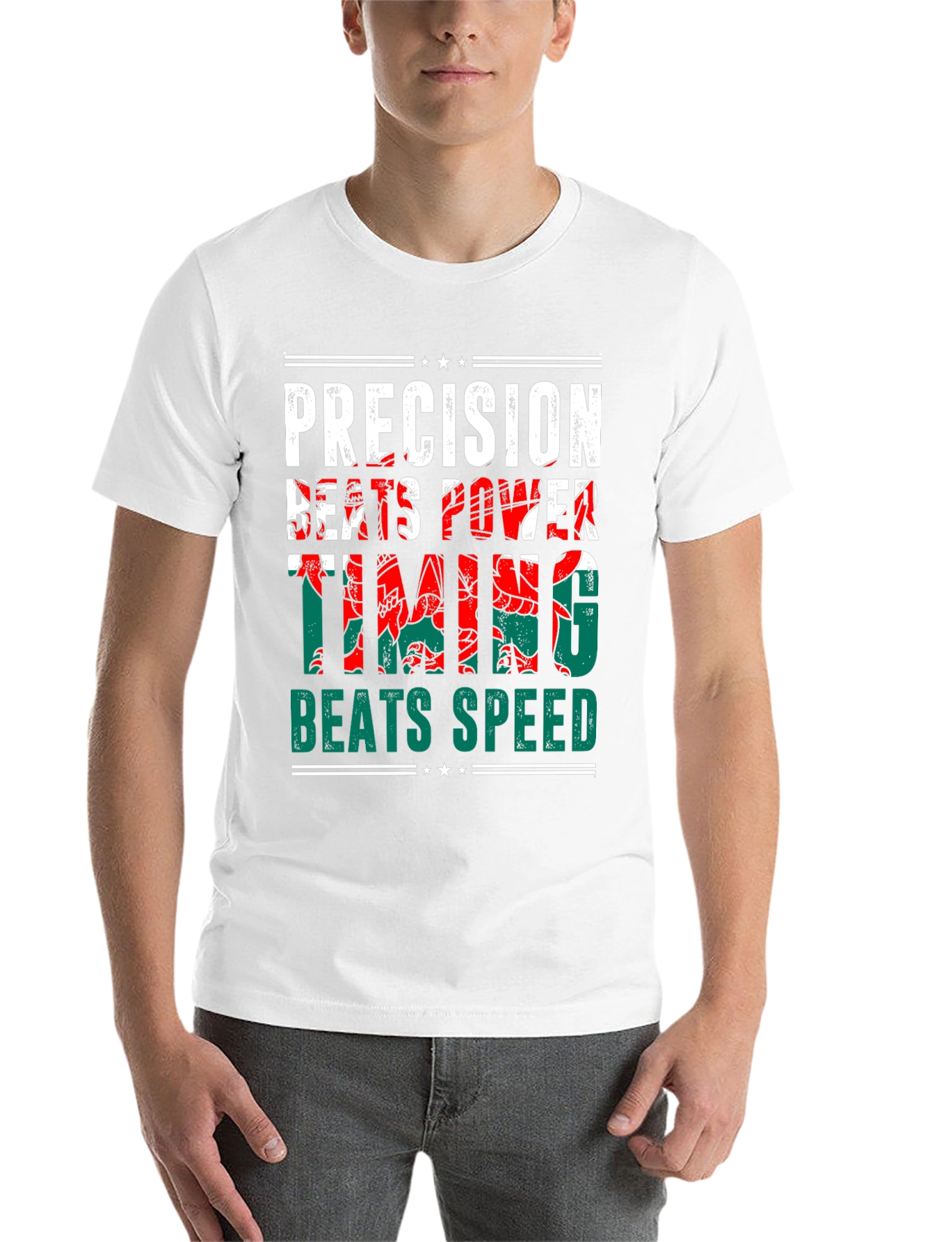 Precision Beats Power Timing Beats Speed Welsh Dragon T-Shirt