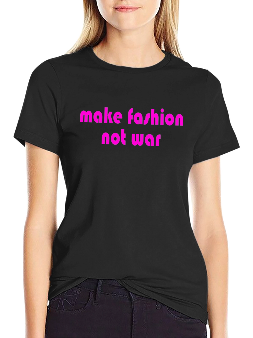 Make Fashion Not War Graphic T-Shirt