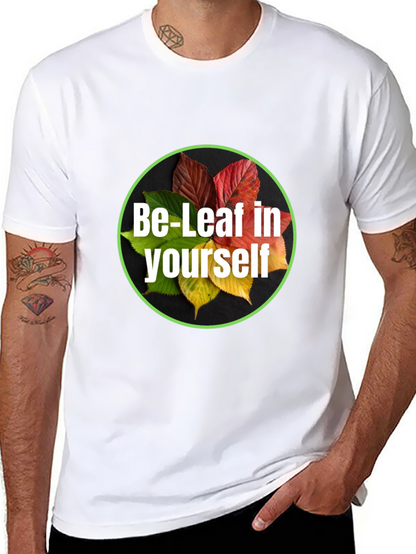 Be-Leaf in Yourself Black T-Shirt
