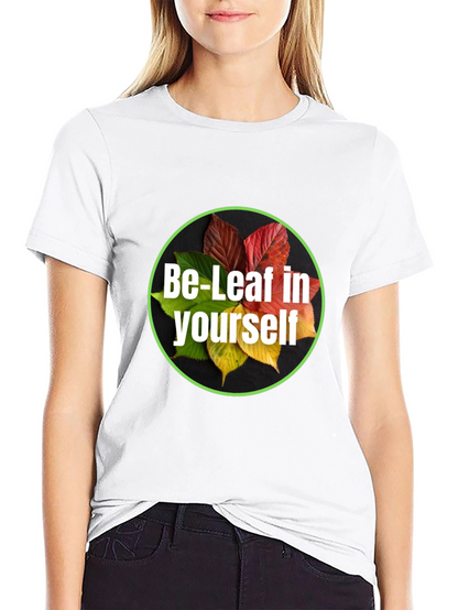 Be-Leaf in Yourself Black T-Shirt