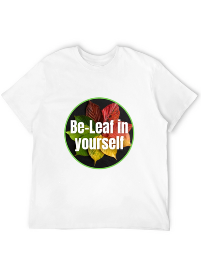Be-Leaf in Yourself Black T-Shirt