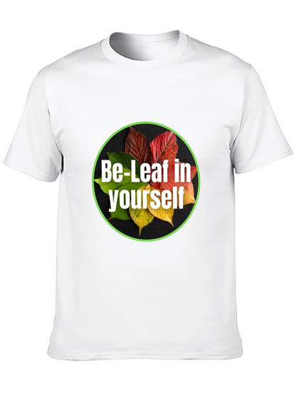 Be-Leaf in Yourself Black T-Shirt