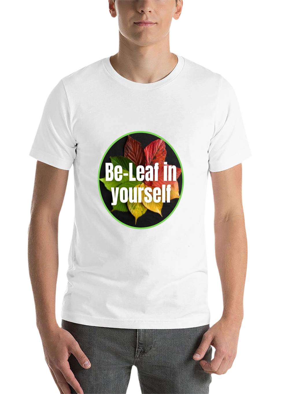 Be-Leaf in Yourself Black T-Shirt
