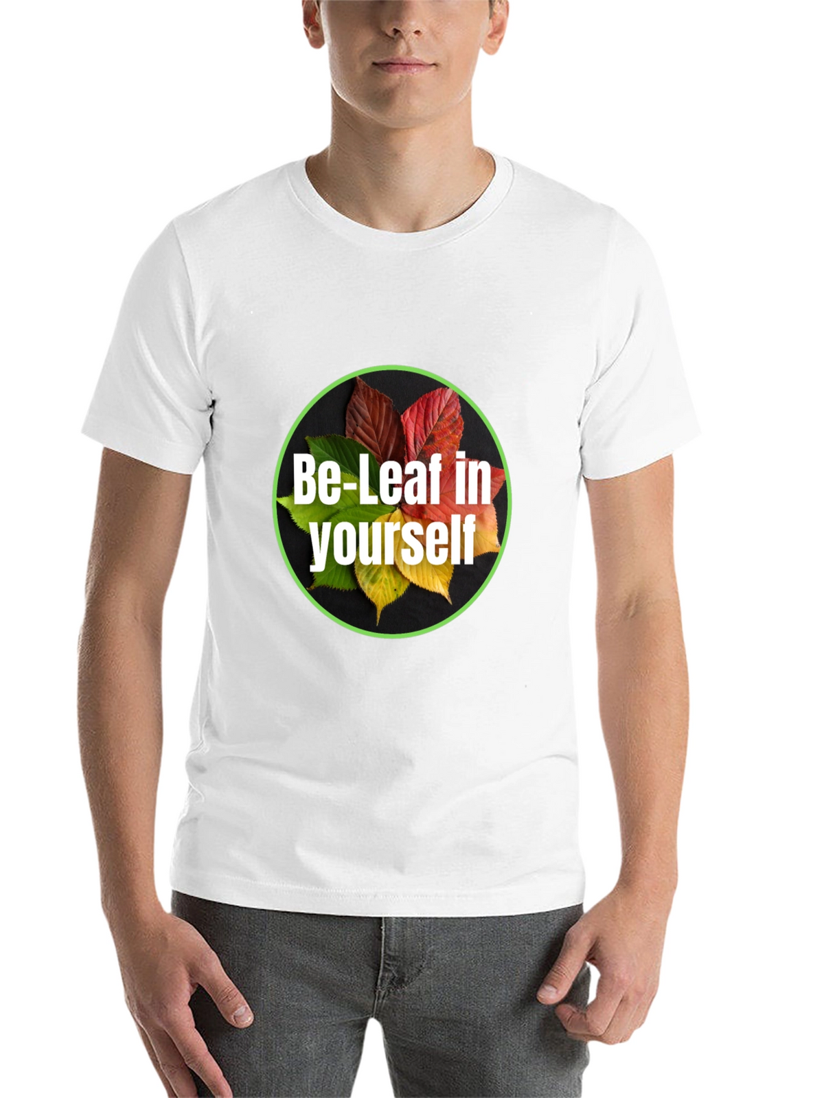 Be-Leaf in Yourself Black T-Shirt