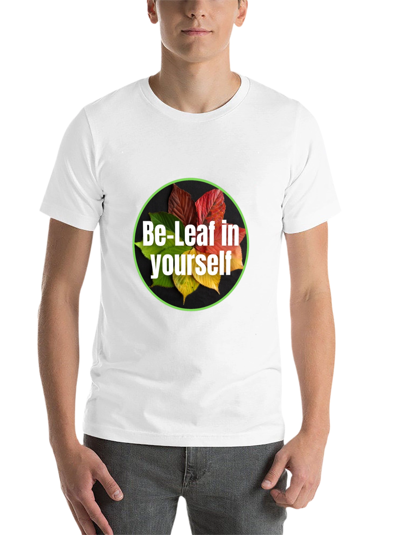 Be-Leaf in Yourself Black T-Shirt
