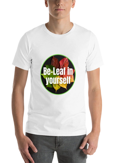 Be-Leaf in Yourself Black T-Shirt