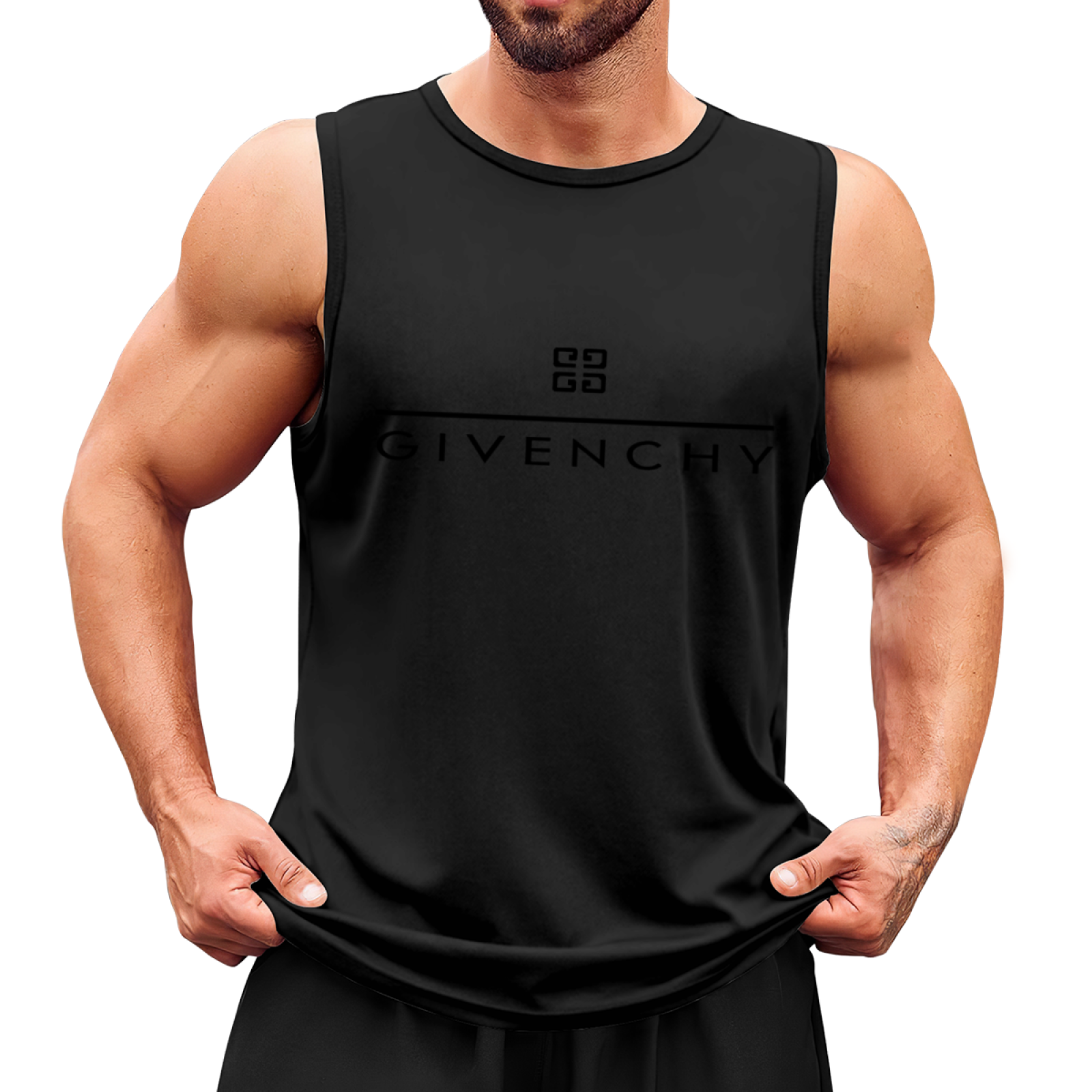 4G Square Logo Letter Graphic Print Tank Top Unisex Cotton Sleeveless T-Shirt Loose Casual Summer Vest Multiple Colors Available