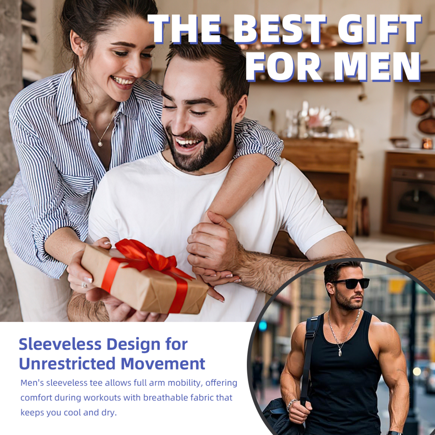 4G Square Logo Letter Graphic Print Tank Top Unisex Cotton Sleeveless T-Shirt Loose Casual Summer Vest Multiple Colors Available