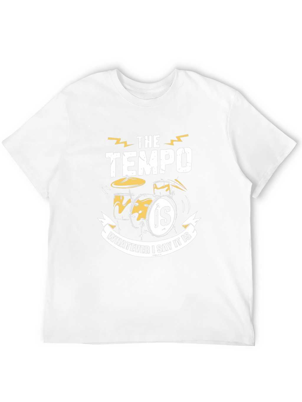 Tempo Drummer T-Shirt: Funny Musician Tee