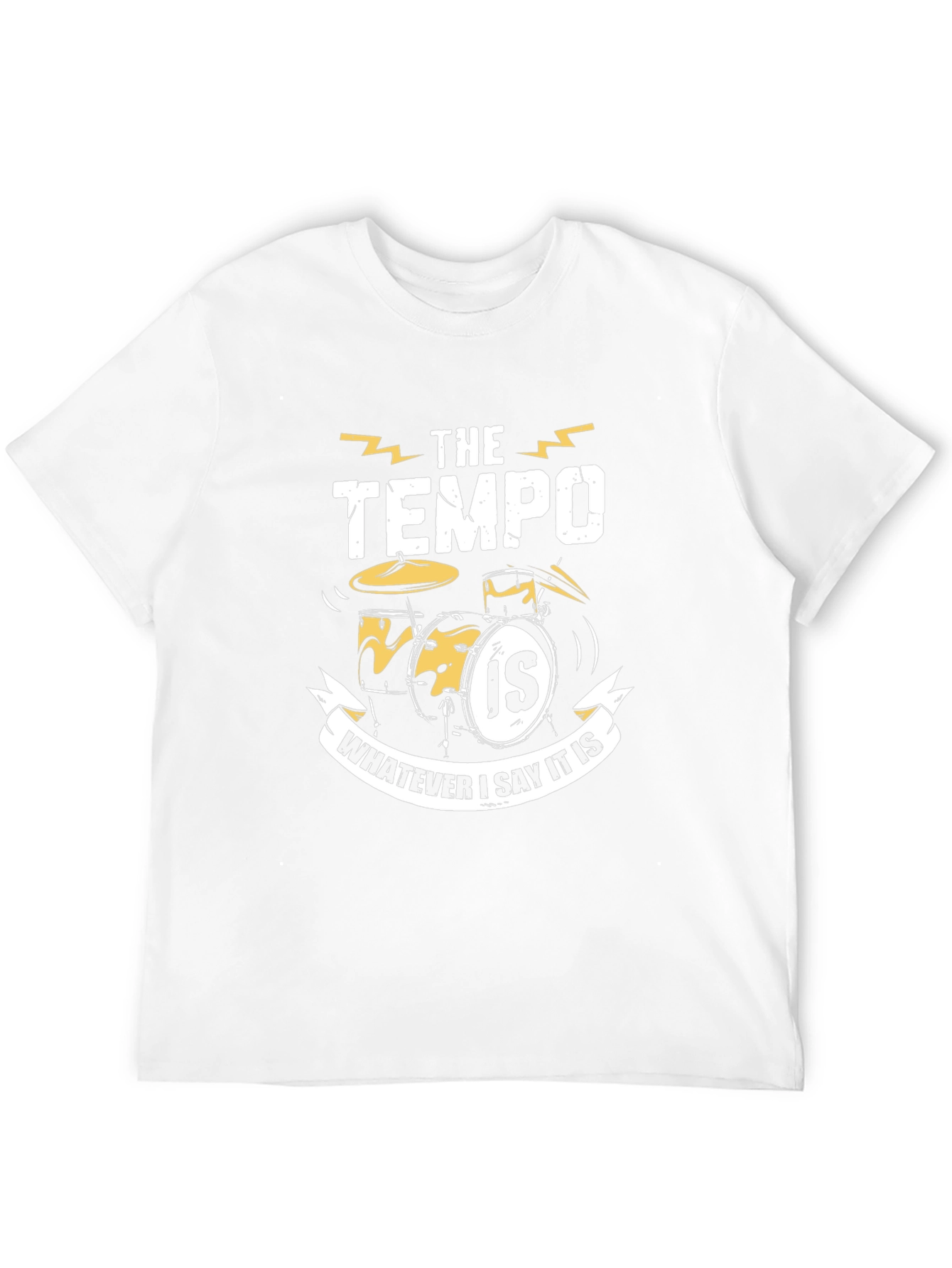 Tempo Drummer T-Shirt: Funny Musician Tee