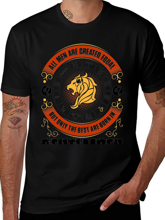 All Men Are Created Equal Born in September T-Shirt