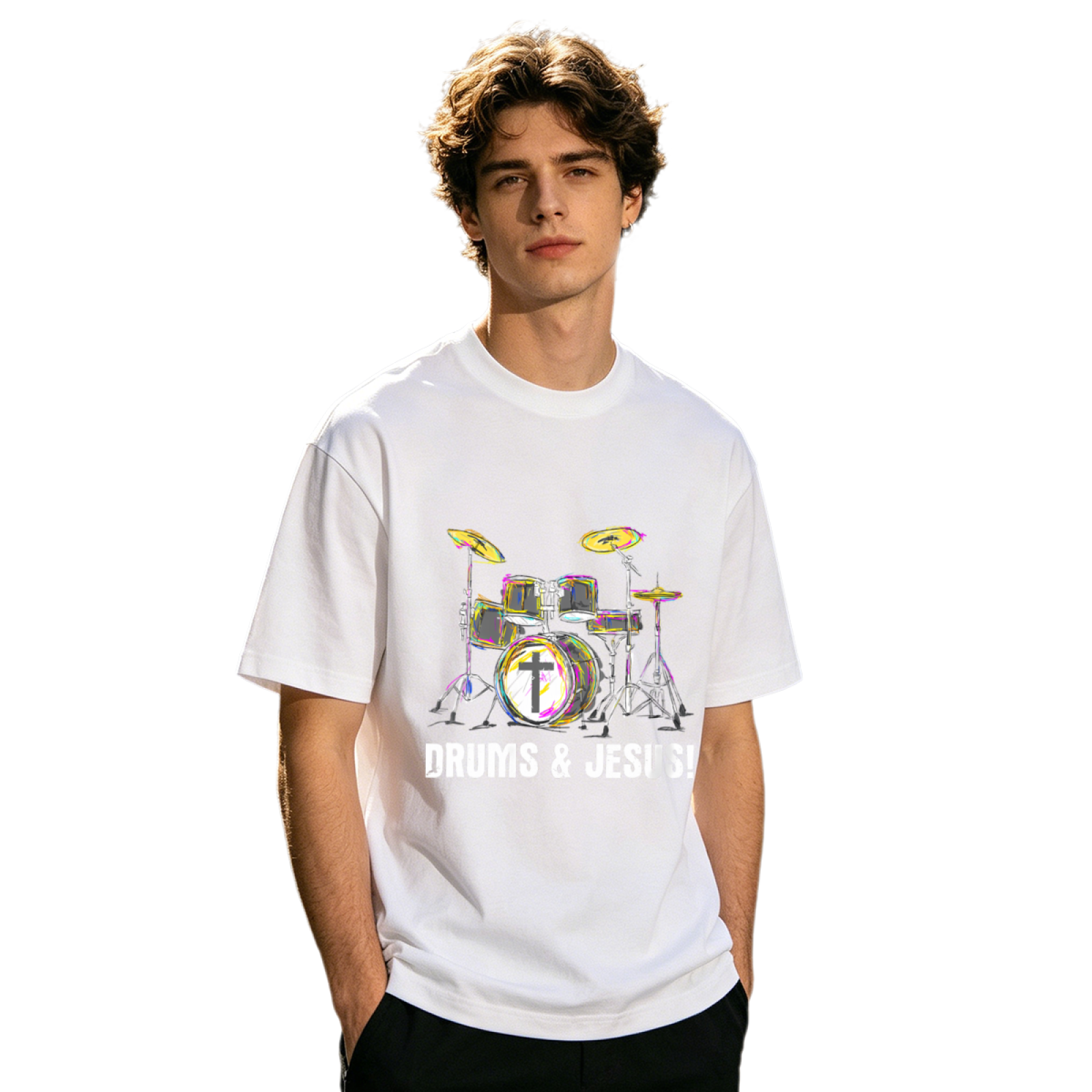 Men's Papaaurus Dinosaur Dad Graphic T-Shirt