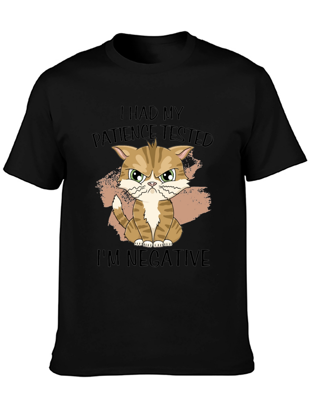 Patience Tested Cat Graphic T-Shirt