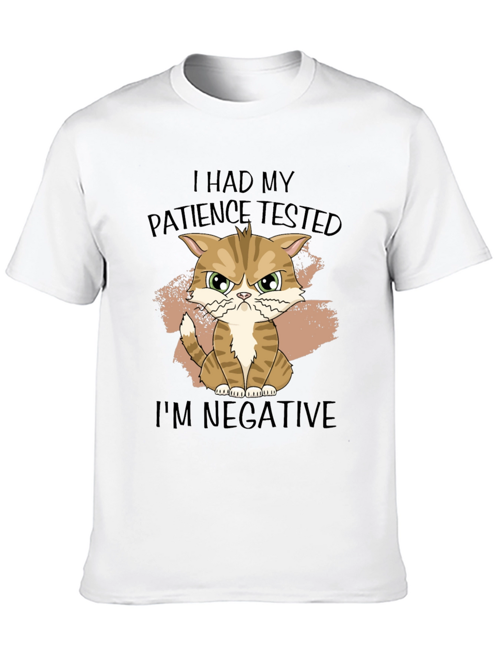 Patience Tested Cat Graphic T-Shirt