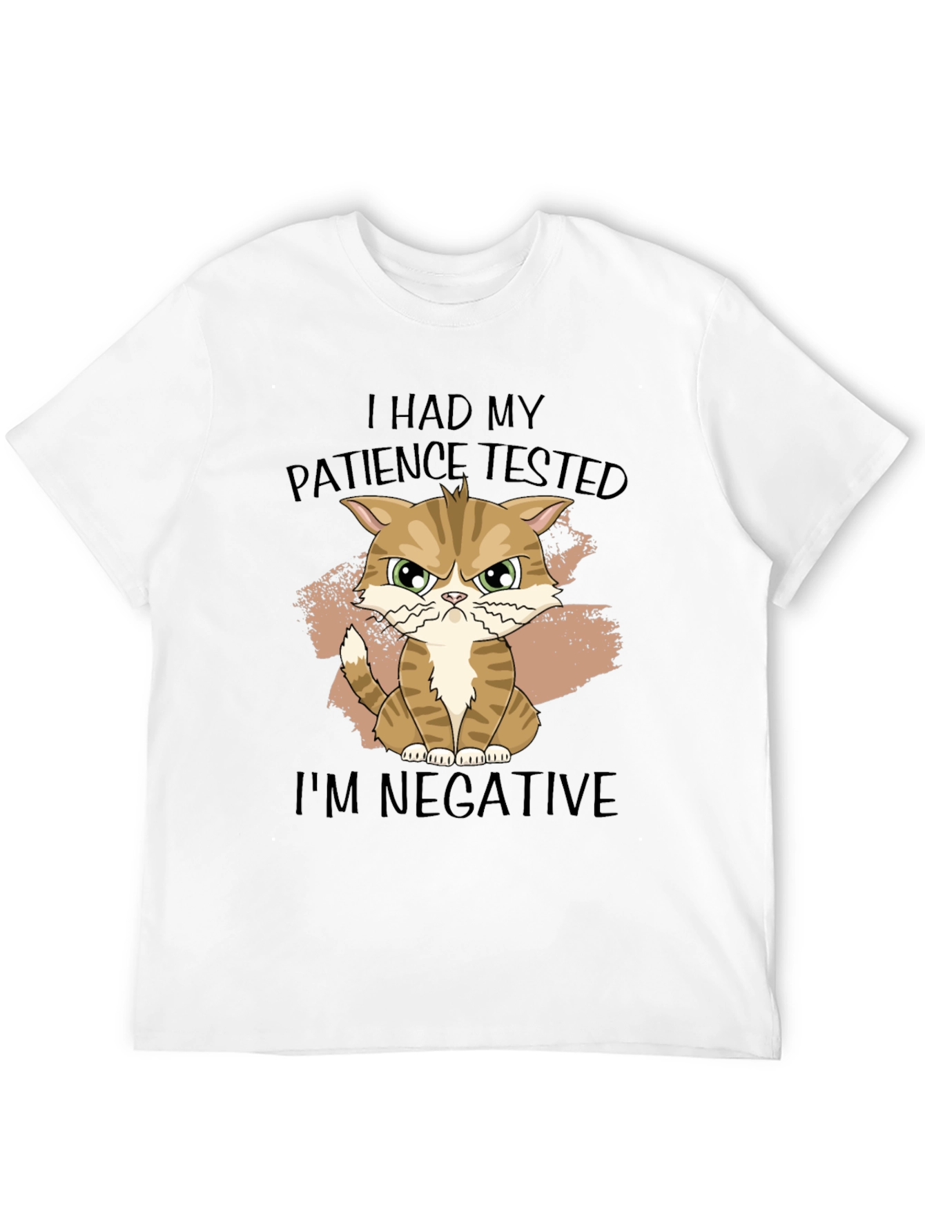 Patience Tested Cat Graphic T-Shirt