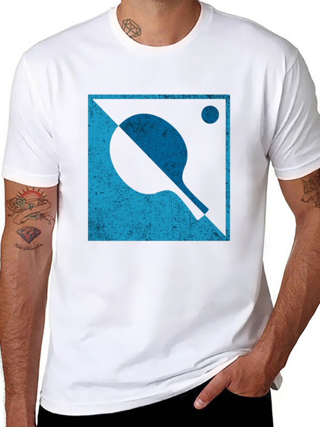 Retro Table Tennis Graphic Tee