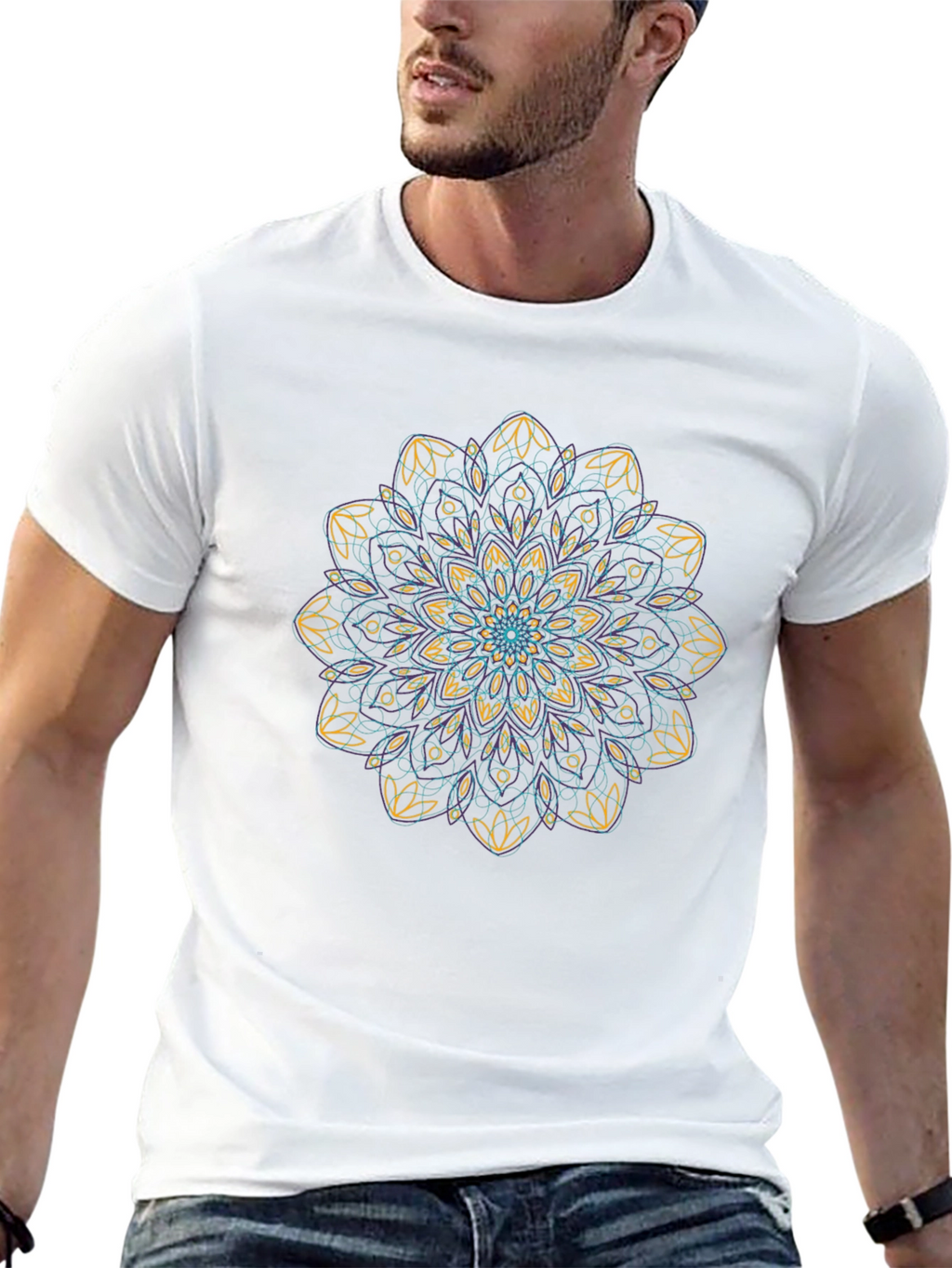 Mandala Art T-Shirt - Modern Graphic Tee