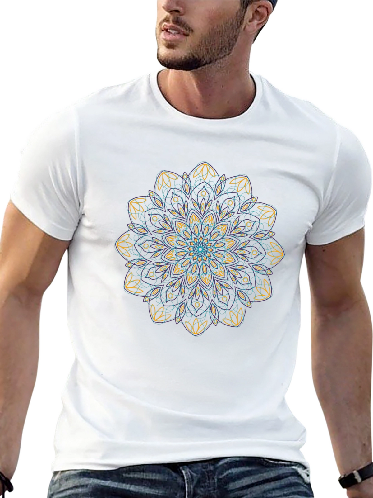 Mandala Art T-Shirt - Modern Graphic Tee