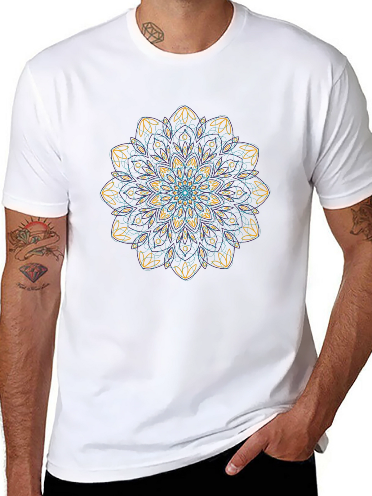 Mandala Art T-Shirt - Modern Graphic Tee