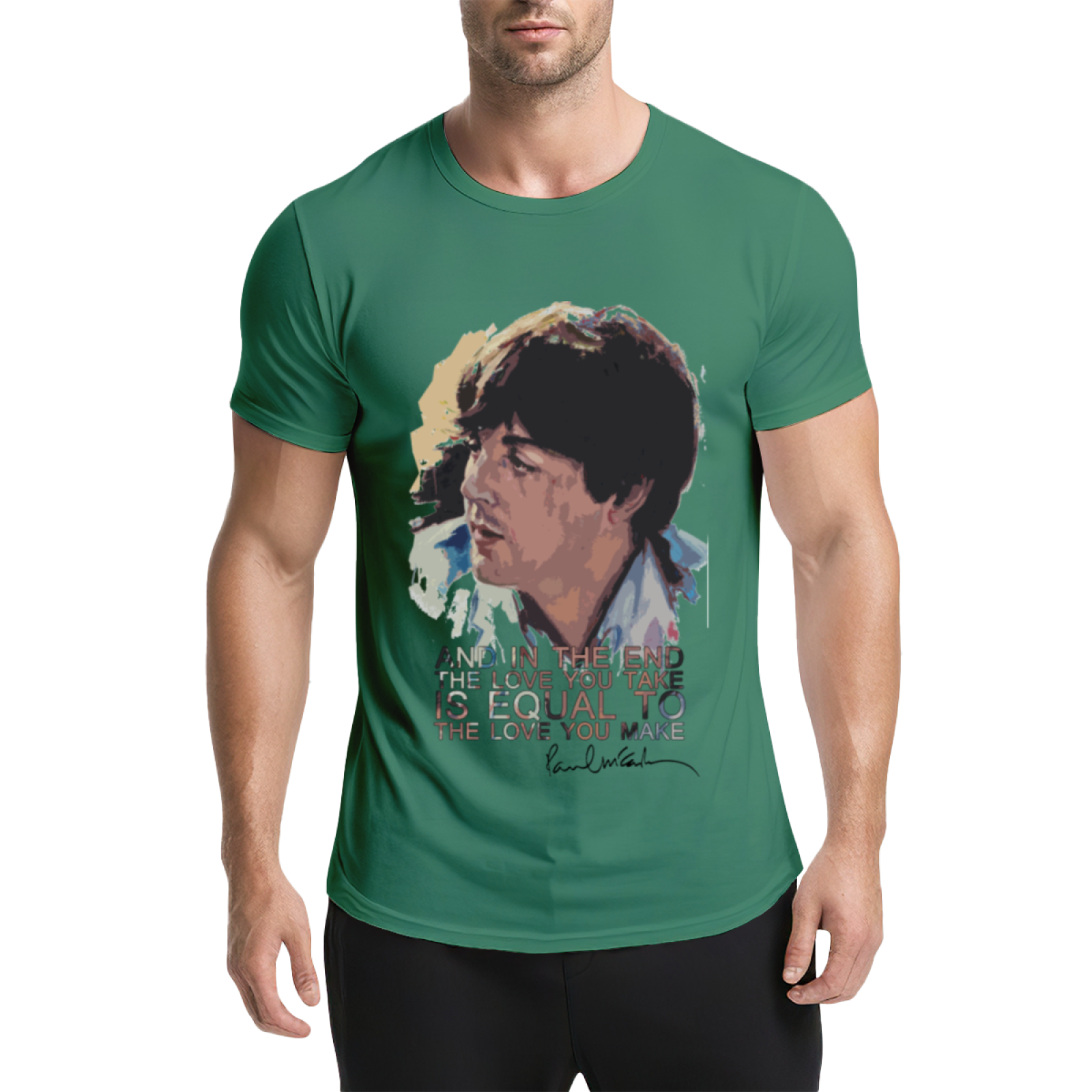 Paul McCartney Famous Music Quote Art Tee