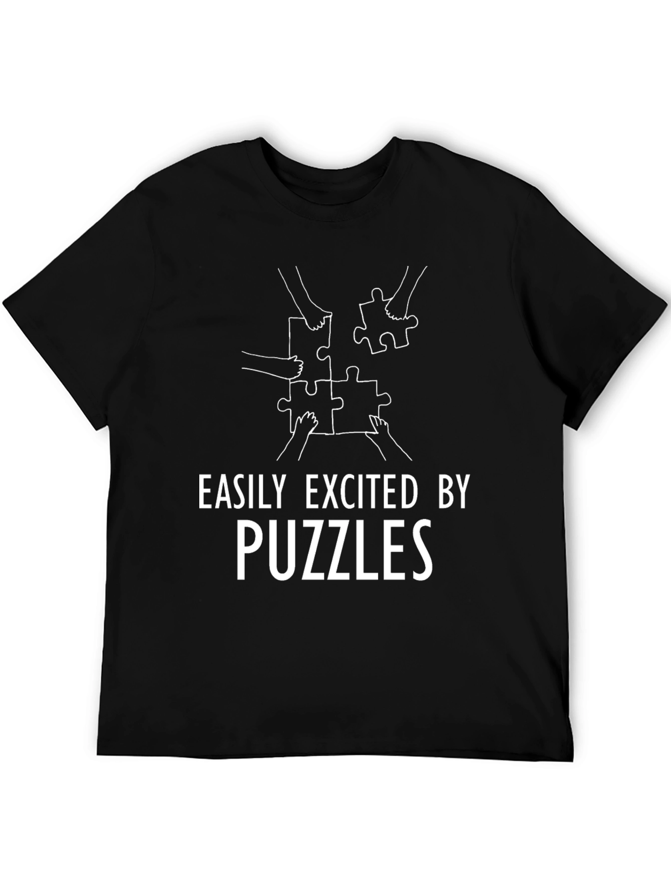 Easily Excited By Puzzles T-Shirt