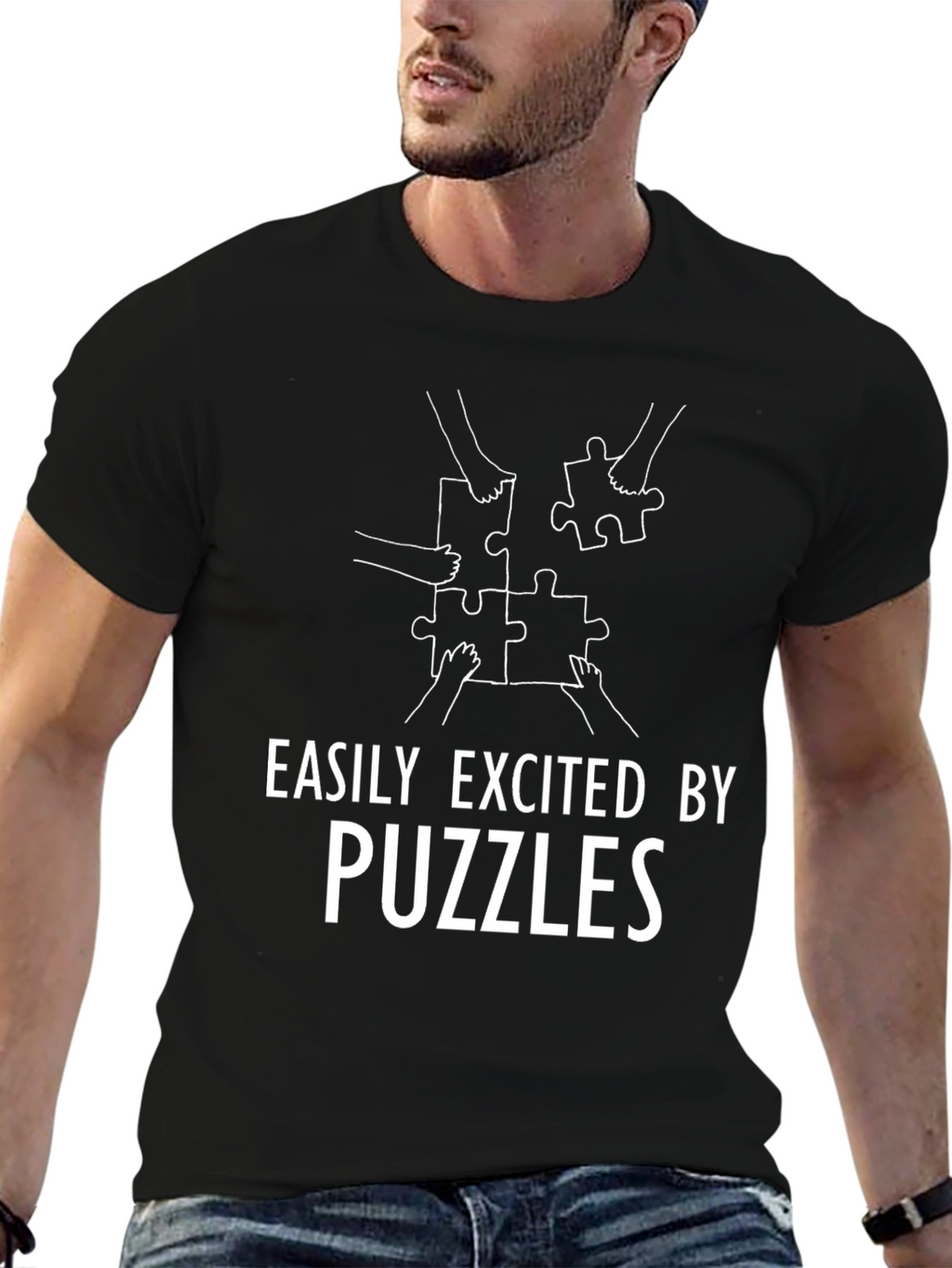 Easily Excited By Puzzles T-Shirt