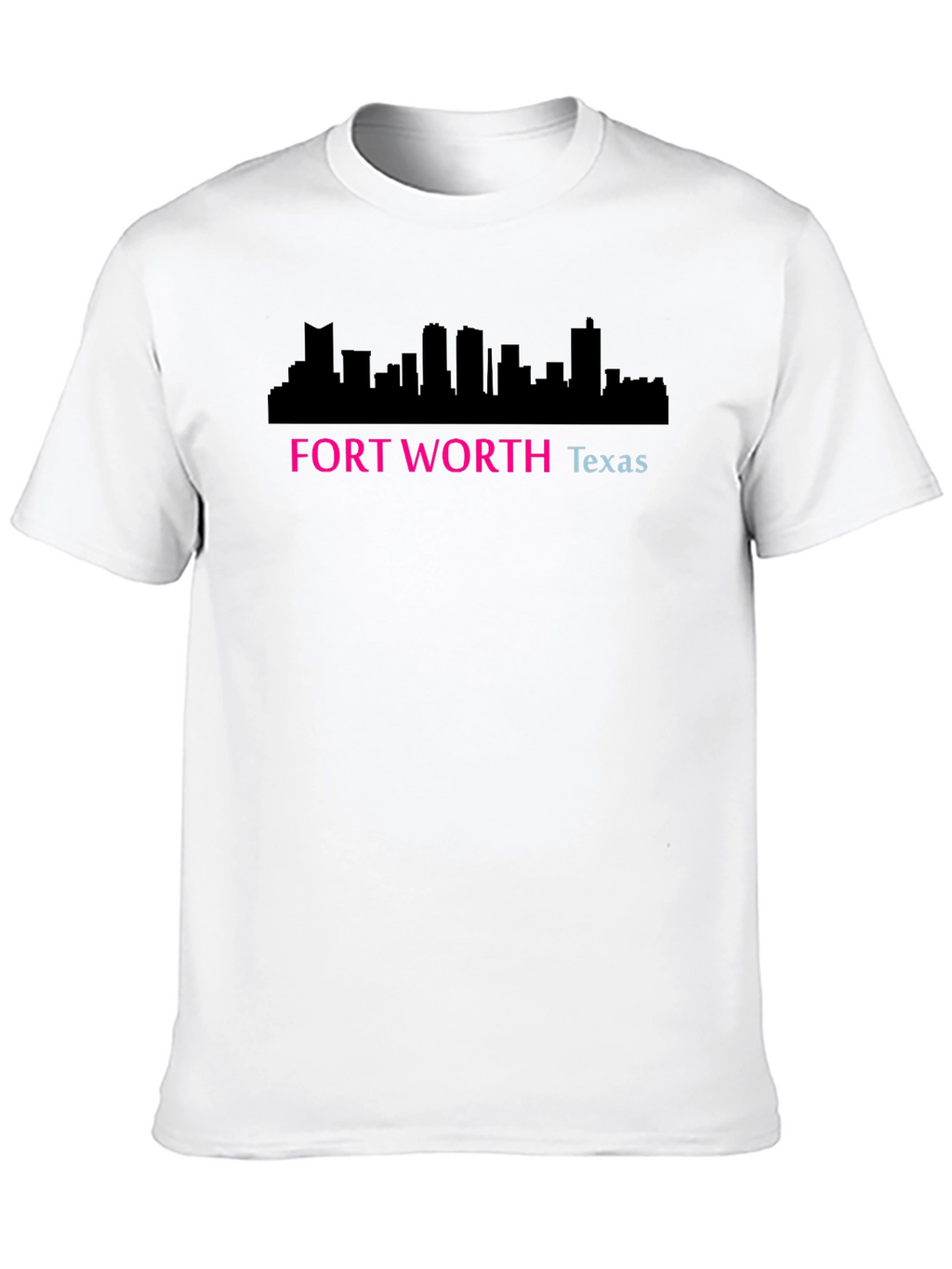 Fort Worth Texas Skyline Graphic T-Shirt