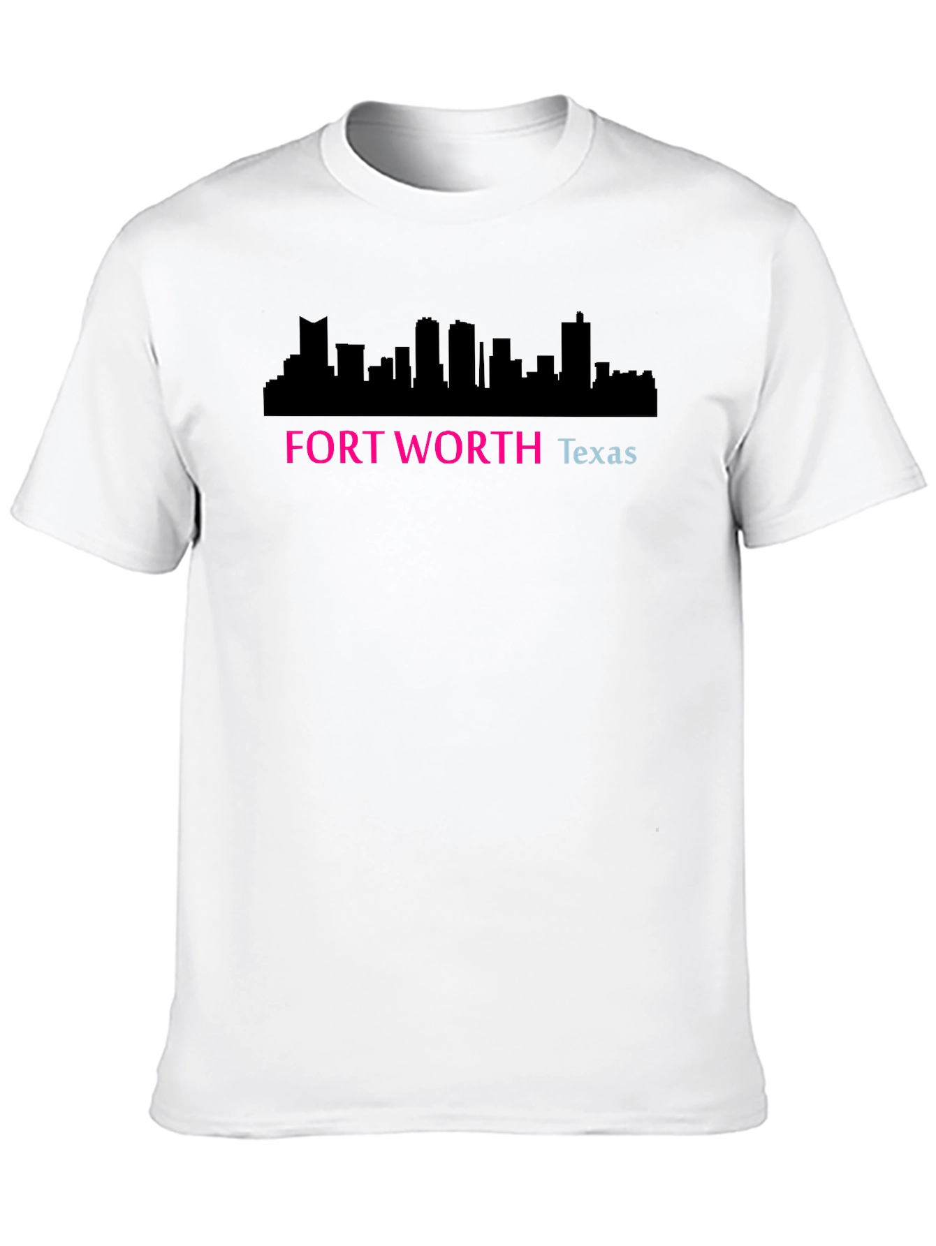Fort Worth Texas Skyline Graphic T-Shirt