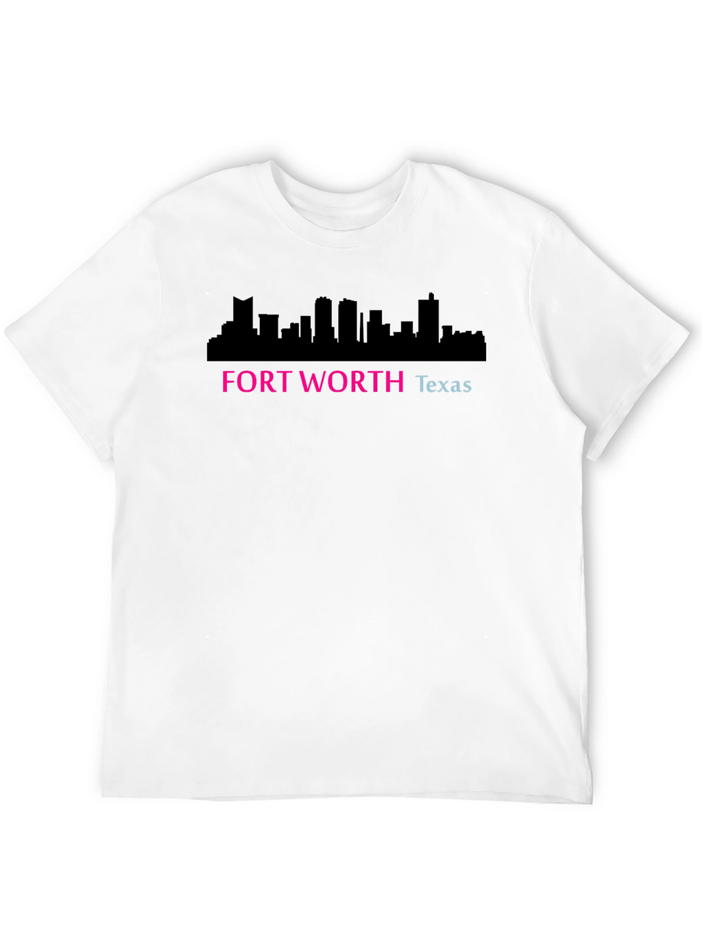 Fort Worth Texas Skyline Graphic T-Shirt