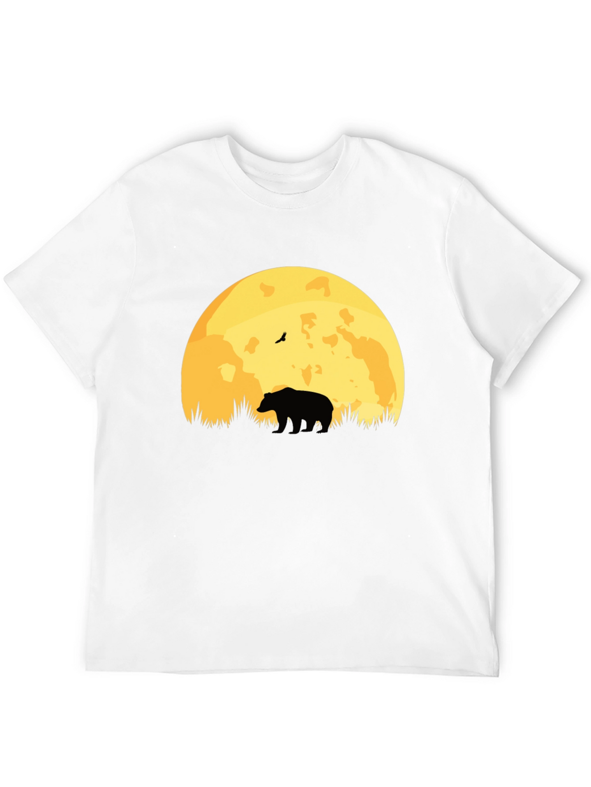 Bear Moon Silhouette T-Shirt - Nature Lovers Tee