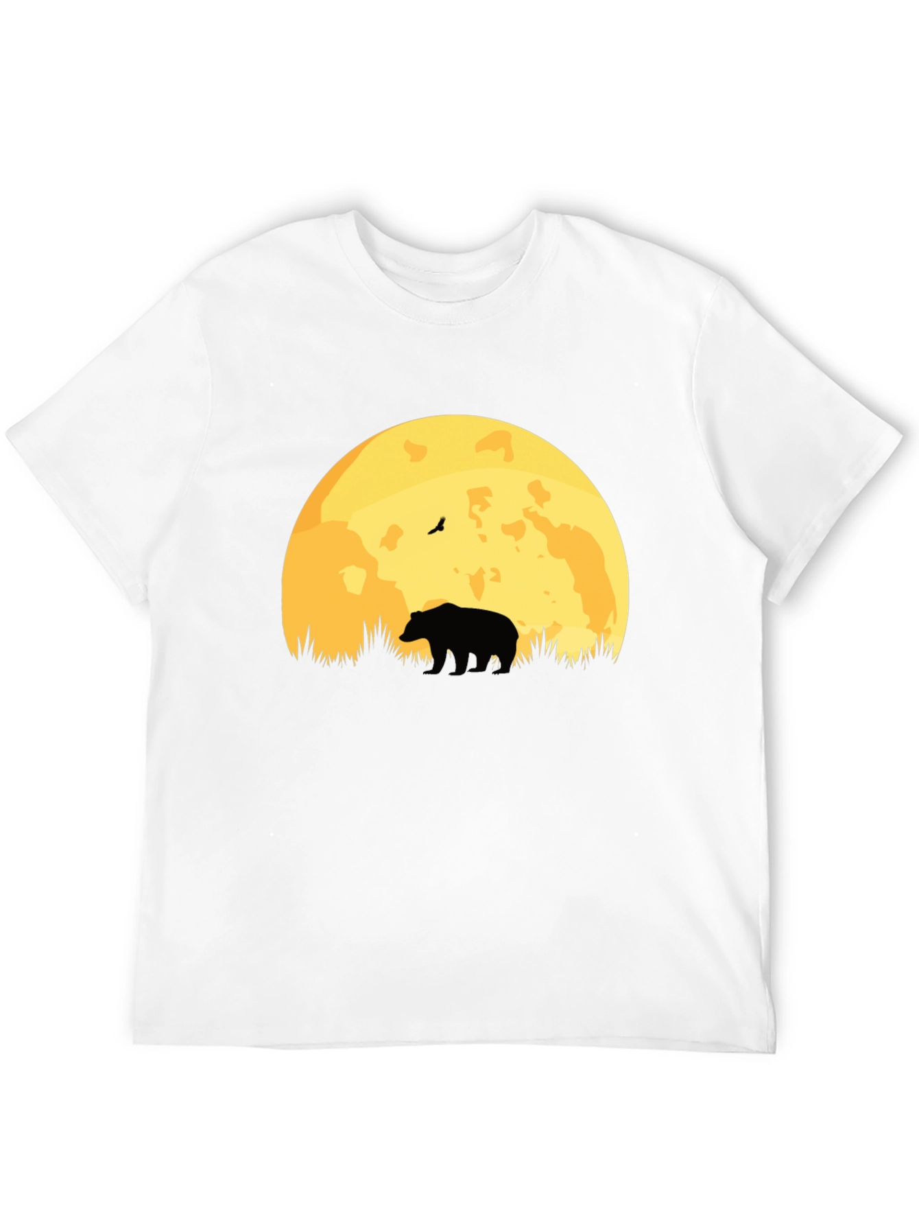 Bear Moon Silhouette T-Shirt - Nature Lovers Tee