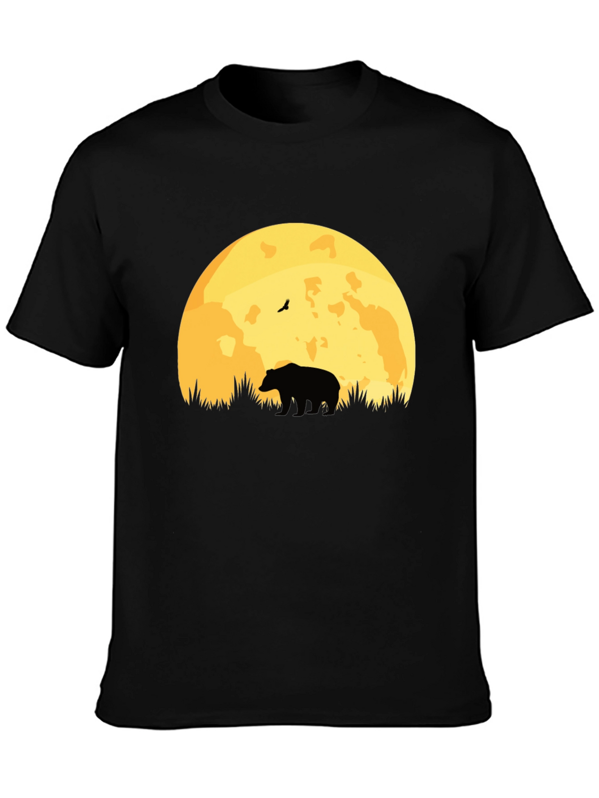 Bear Moon Silhouette T-Shirt - Nature Lovers Tee