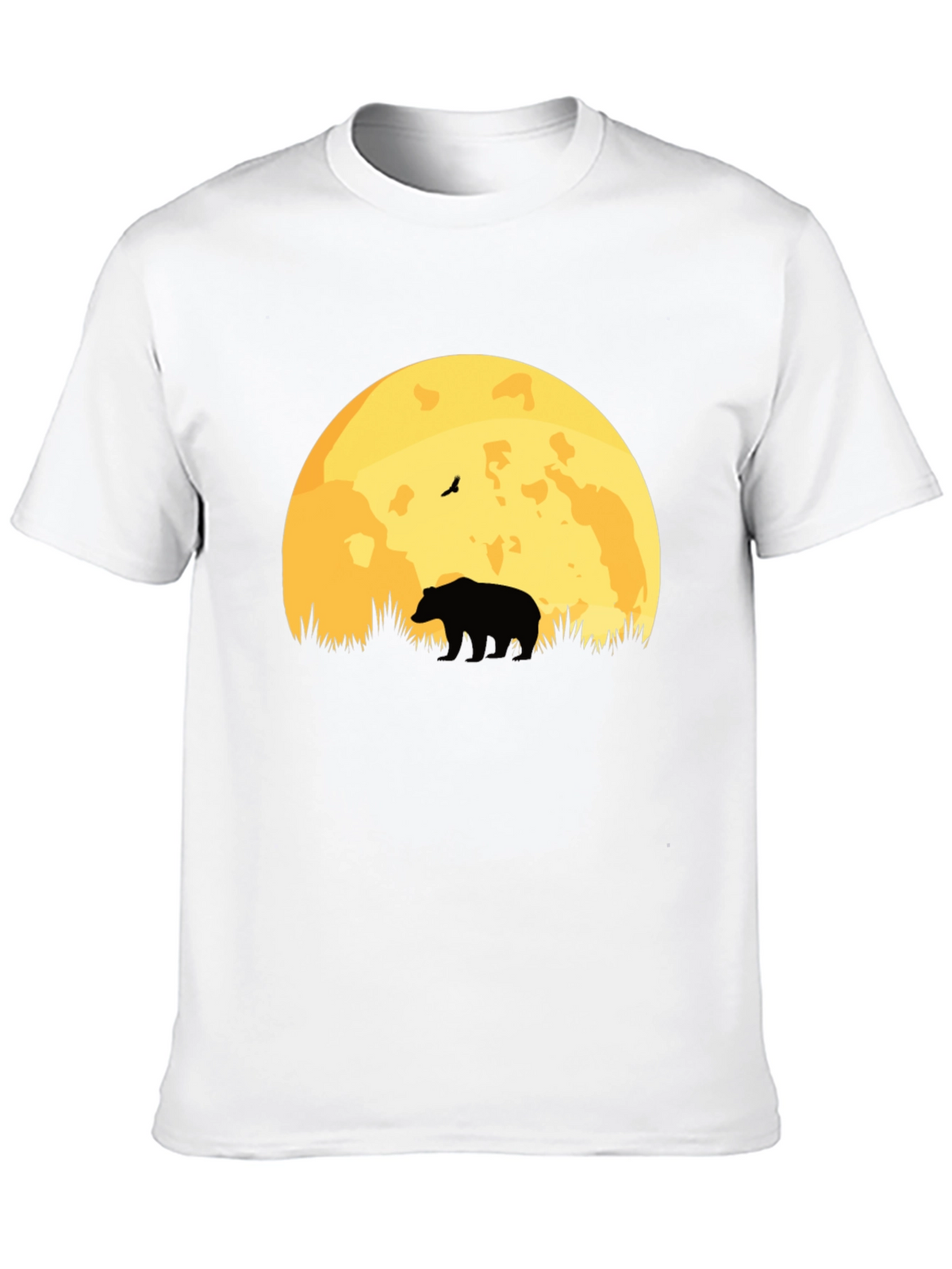 Bear Moon Silhouette T-Shirt - Nature Lovers Tee