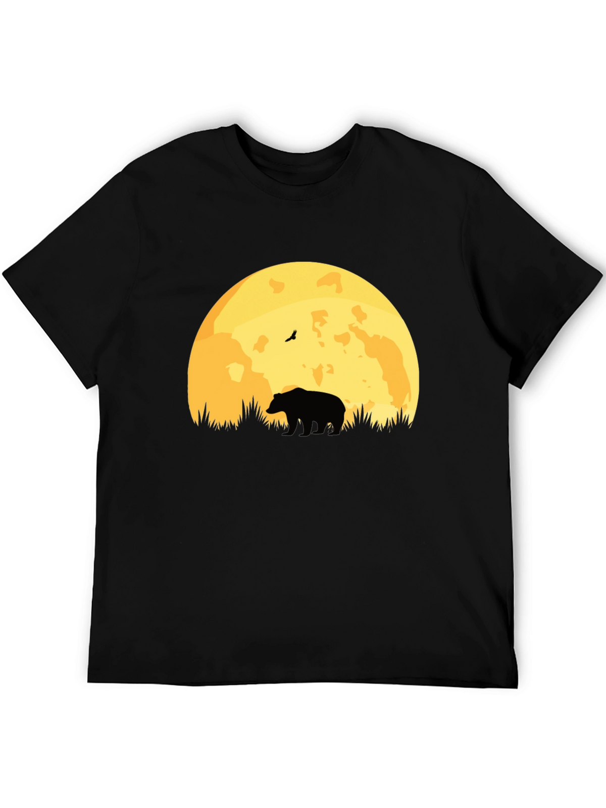 Bear Moon Silhouette T-Shirt - Nature Lovers Tee
