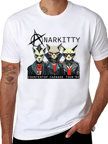 Anarkitty Countertop Carnage 92 Black T-Shirt