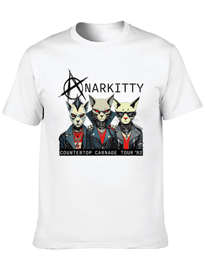 Anarkitty Countertop Carnage 92 Black T-Shirt