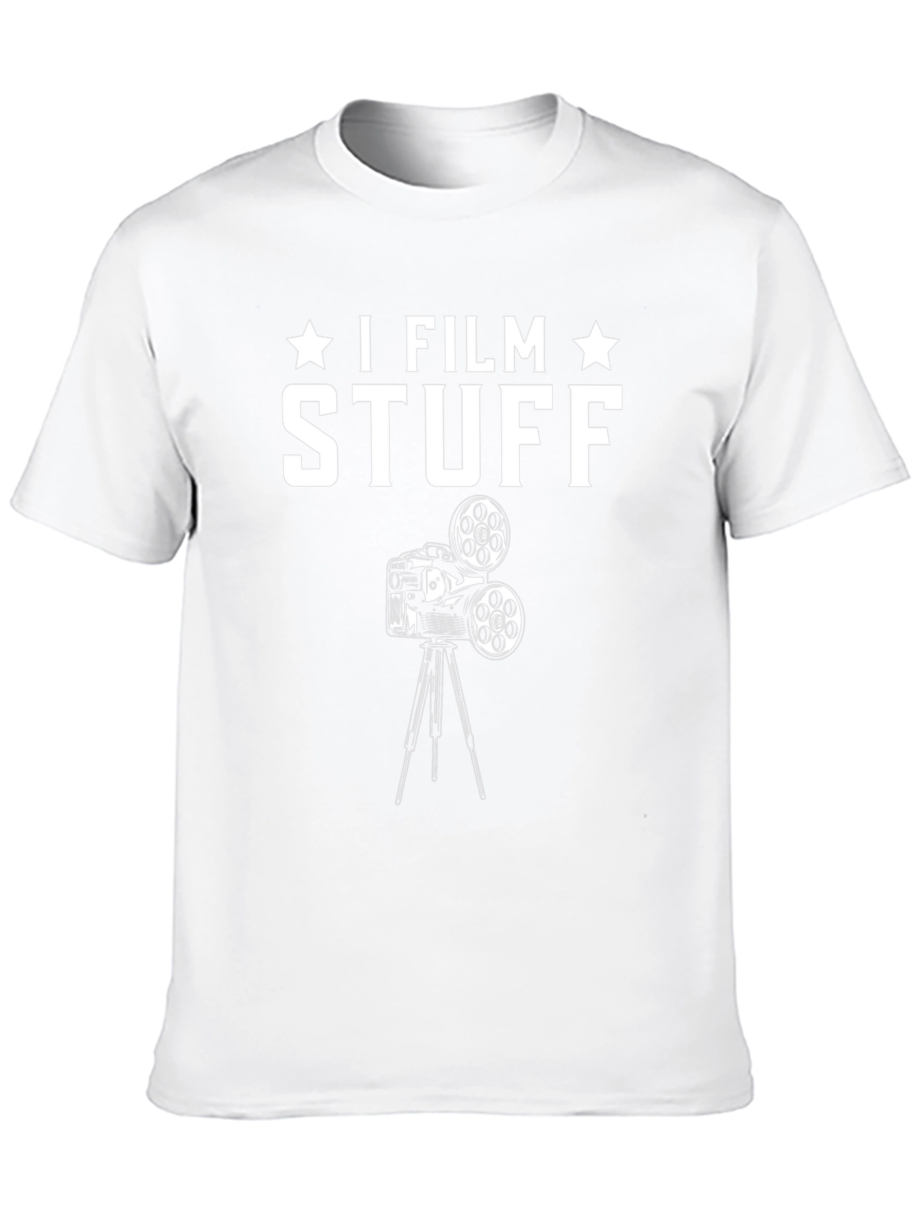 I Film Stuff Black T-Shirt | Funny Filmmaker Gift