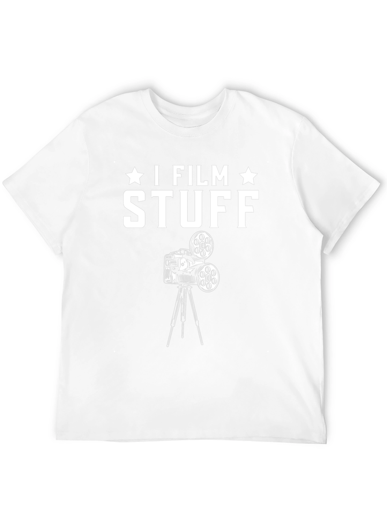 I Film Stuff Black T-Shirt | Funny Filmmaker Gift
