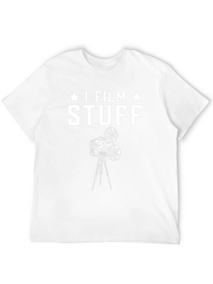 I Film Stuff Black T-Shirt | Funny Filmmaker Gift