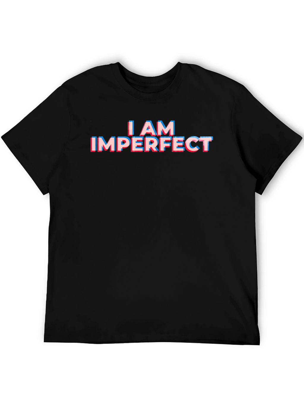 Imperfect Statement Graphic Tee - Black